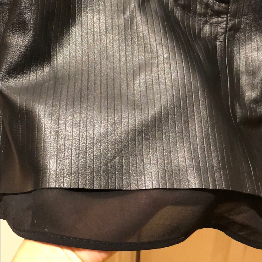 Leather Mini Skirt - Picture 3 of 6